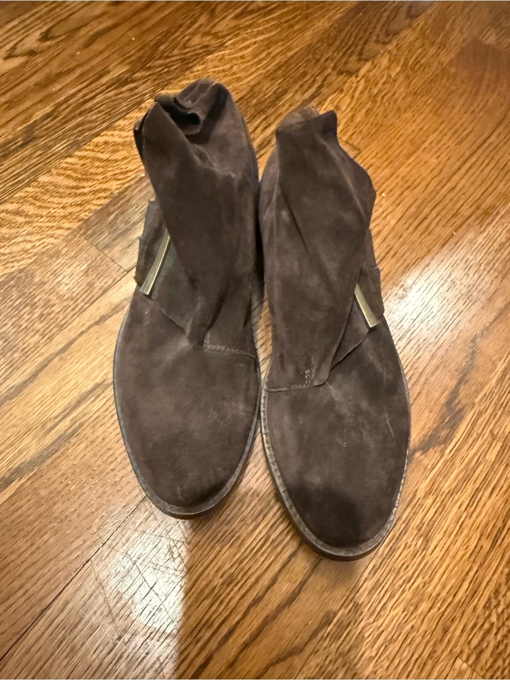 Johnston Murphy Brown Suede Ankle Boots